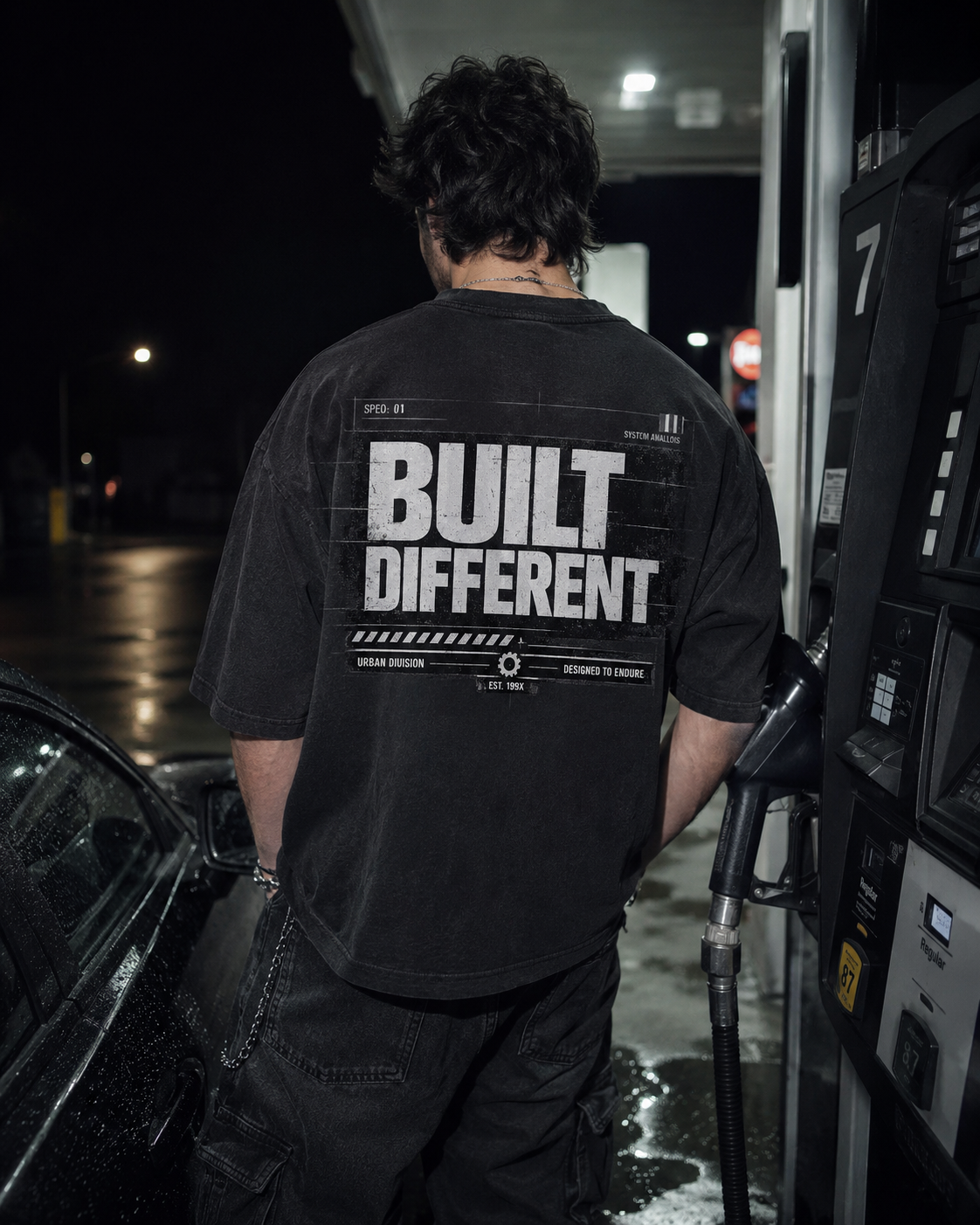 Built Different Heavyweight Cotton Oversized T-Shirt