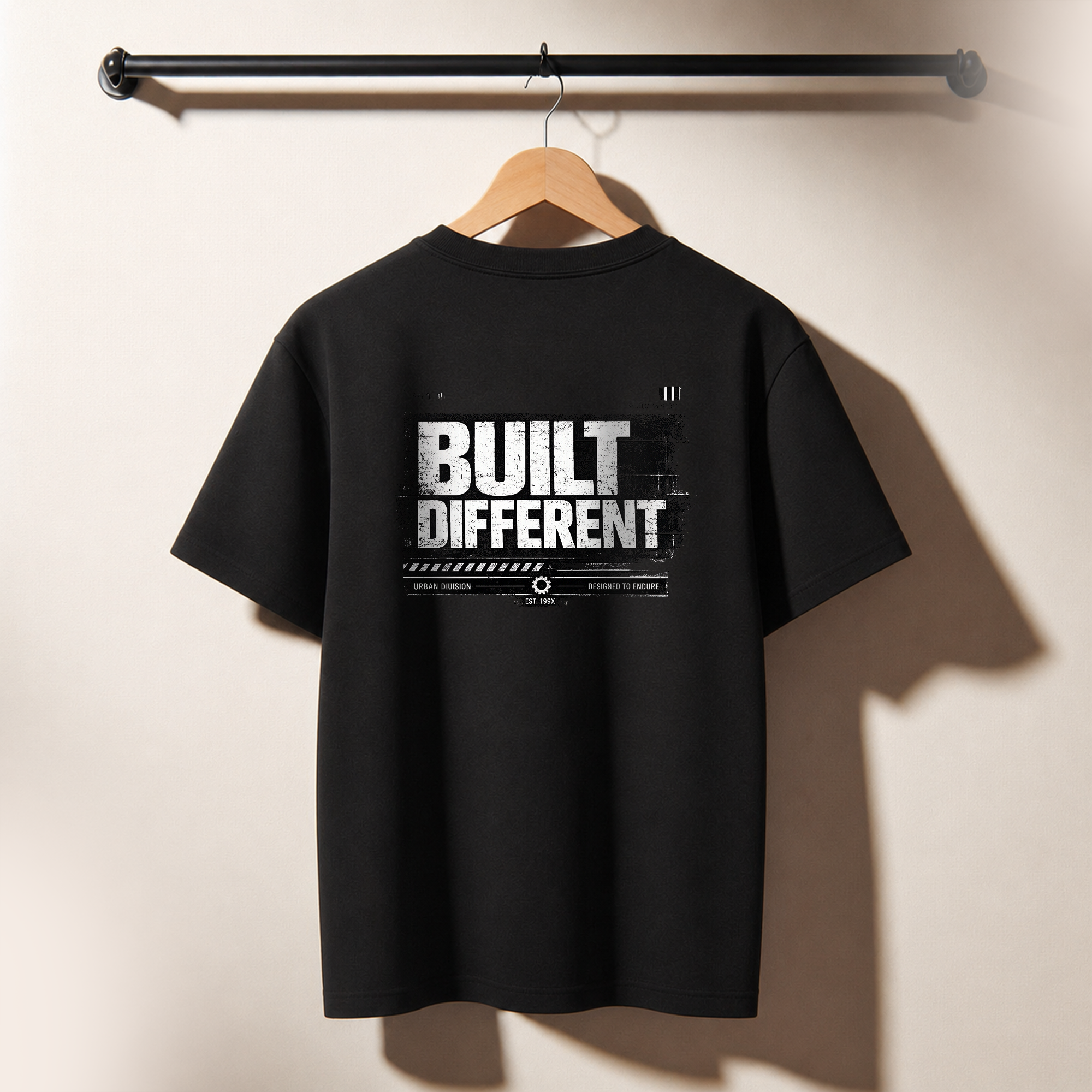 Built Different Heavyweight Cotton Oversized T-Shirt